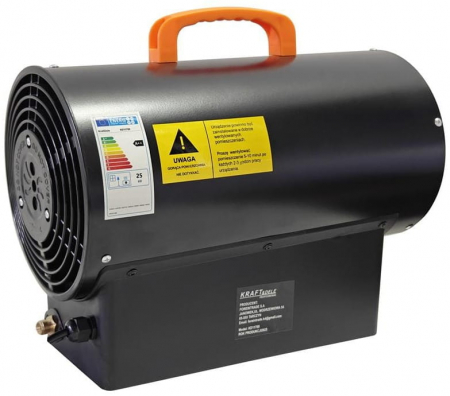 Incalzitor industrial pe gaz tun aer cald caldura 25kW + Termostat + Reductor (KD11700) [9]