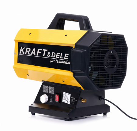 Incalzitor industrial pe gaz tun aer cald caldura 25kW + Termostat + Reductor (KD11731) [3]