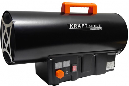 Incalzitor industrial pe gaz tun aer cald caldura 40kW + Termostat + Reductor (KD11701) [7]