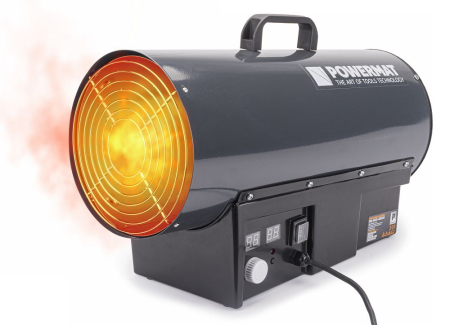 Incalzitor industrial pe gaz tun aer cald caldura 45kW + Termostat PM1027 (PM-NAG-45GLN) [7]