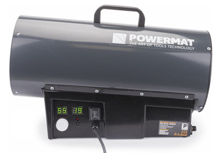 Incalzitor industrial pe gaz tun aer cald caldura 45kW + Termostat PM1027 (PM-NAG-45GLN) [1]