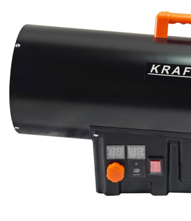 Incalzitor industrial pe gaz tun aer cald caldura 45kW + Termostat + Reductor (KD11706) [7]