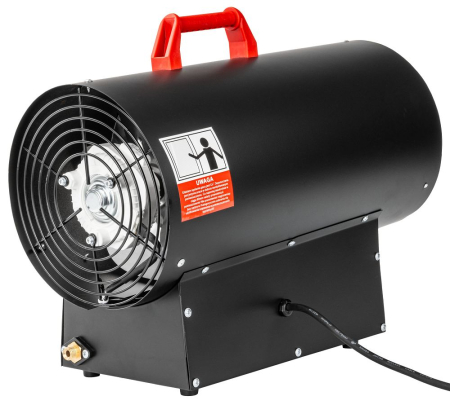 Incalzitor industrial pe gaz tun aer cald caldura 45kW + Termostat + Reductor (RTNGG0118) [2]