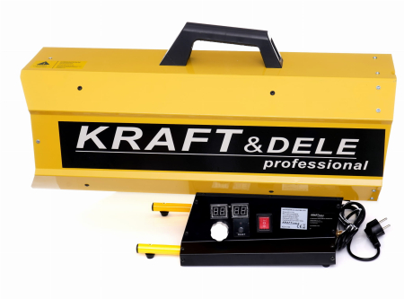 Incalzitor industrial pe gaz tun aer cald caldura 60kW + Termostat + Reductor (KD11733) [7]