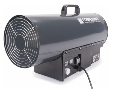 Incalzitoare arzatoare electrice / gaz / combustibil - Incalzitor industrial pe gaz tun aer cald caldura 65kW + Termostat PM1028 (PM-NAG-65GLN)