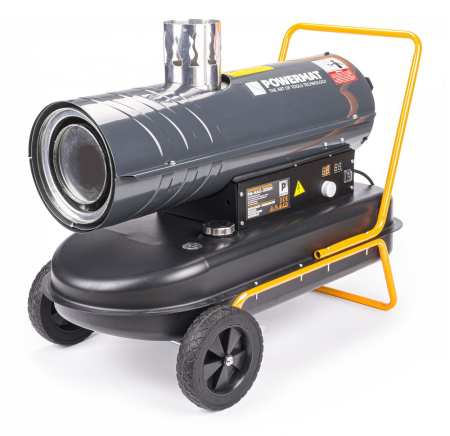 Incalzitoare arzatoare electrice / gaz / combustibil - Incalzitor industrial pe ulei motorina tun aer cald caldura 30kW + Termostat PM1013 (PM-NAG-30SKN)