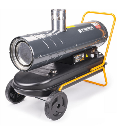 Incalzitoare arzatoare electrice / gaz / combustibil - Incalzitor industrial pe ulei motorina tun aer cald caldura 40kW + Termostat PM1014 (PM-NAG-40SKN)