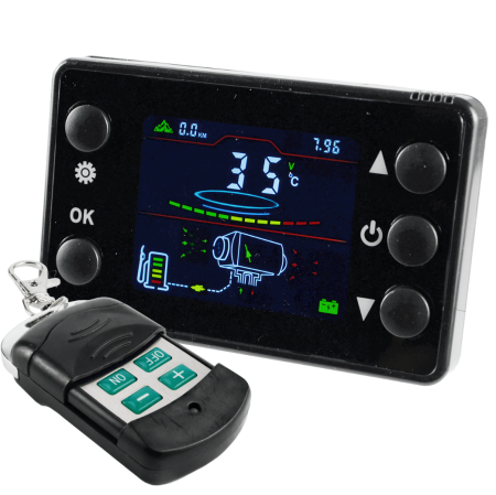 Incalzitor pe motorina 8kW tip webasto sirocou, cu telecomanda, pentru garaj si atelier (55061) [3]