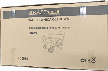 Incalzitor pe ulei 60 kW cu ventilator si termostat pentru incalzire spatii mari (KD5960) [14]