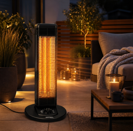 Incalzitor radiant electric 1500W oscilatie 2 trepte pozitionare verticala orizontala (KD6503) [2]