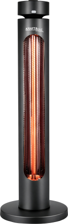 Incalzitor radiant electric 2500W fibra carbon IP65 telecomanda oscilatie 8 trepte LED (KD6502) [2]