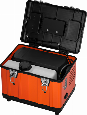 Altele - Incalzitor stationar pe motorina 9kW, camera ardere inchisa, display LCD, telecomanda, functie timer (KD11784)