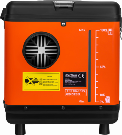 Incalzitor stationar pe motorina 9kW, camera ardere inchisa, display LCD, telecomanda, functie timer (KD11784) [12]