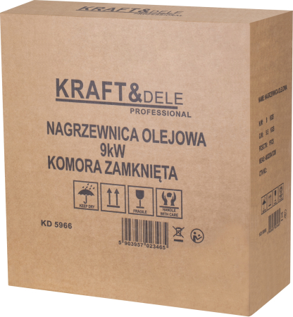 Incalzitor stationar pe motorina 9kW cu telecomanda si display LCD pentru garaj atelier si rulota (KD5966) [11]