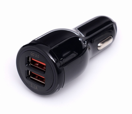 Altele - Încărcător auto QUICK CHARGE 2 porturi USB (KD1235)