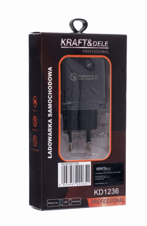 Încărcător de rețea 230V QUICK CHARGE 3.0 (KD1236) [1]