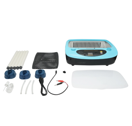 Incubator automat 24 oua 75W, 12V-220V cu rotire automata, control temperatura, umiditate, afisaj digital (DISPM83) [2]