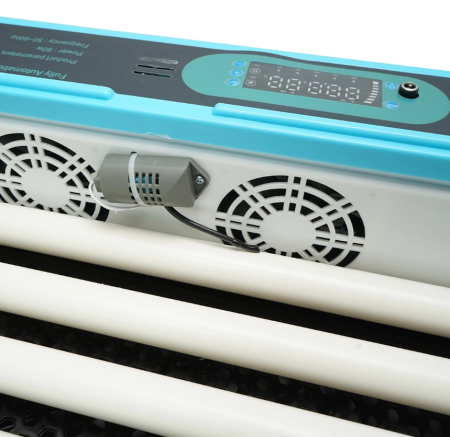 Incubator automat 36 oua 80W, 12V-220V, rotire automata, control temperatura, umiditate, afisaj digital (DISPM84) [8]