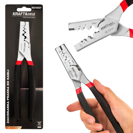 Altele - Presa Cleste sertizat cabluri otel mansoane terminale 0.5-16mm² 270mm ( KD10537)