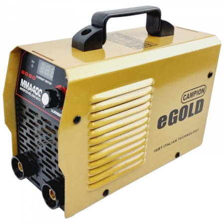 Aparat invertor sudura 400A Egold/Fag/Magnum + masca AUTOMATA cristale + accesorii (galben/gri/albastru) [5]