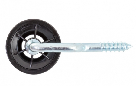 Izolator colt cu fanta rotita gard electric (AGR0106) [12]