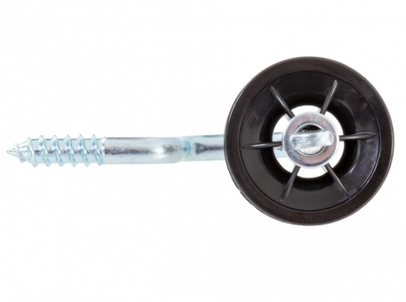 Izolator colt cu fanta rotita gard electric (AGR0106) [2]