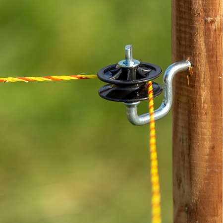 Izolator colt cu fanta rotita gard electric (AGR0106) [13]