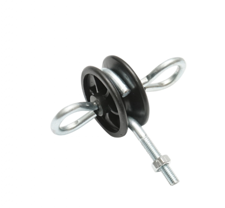 Poarta (maner, izolator, arc) - Izolator cu ancorare dubla 5.9mm 93x82mm poarta gard electric DISBY88 (BK87673)