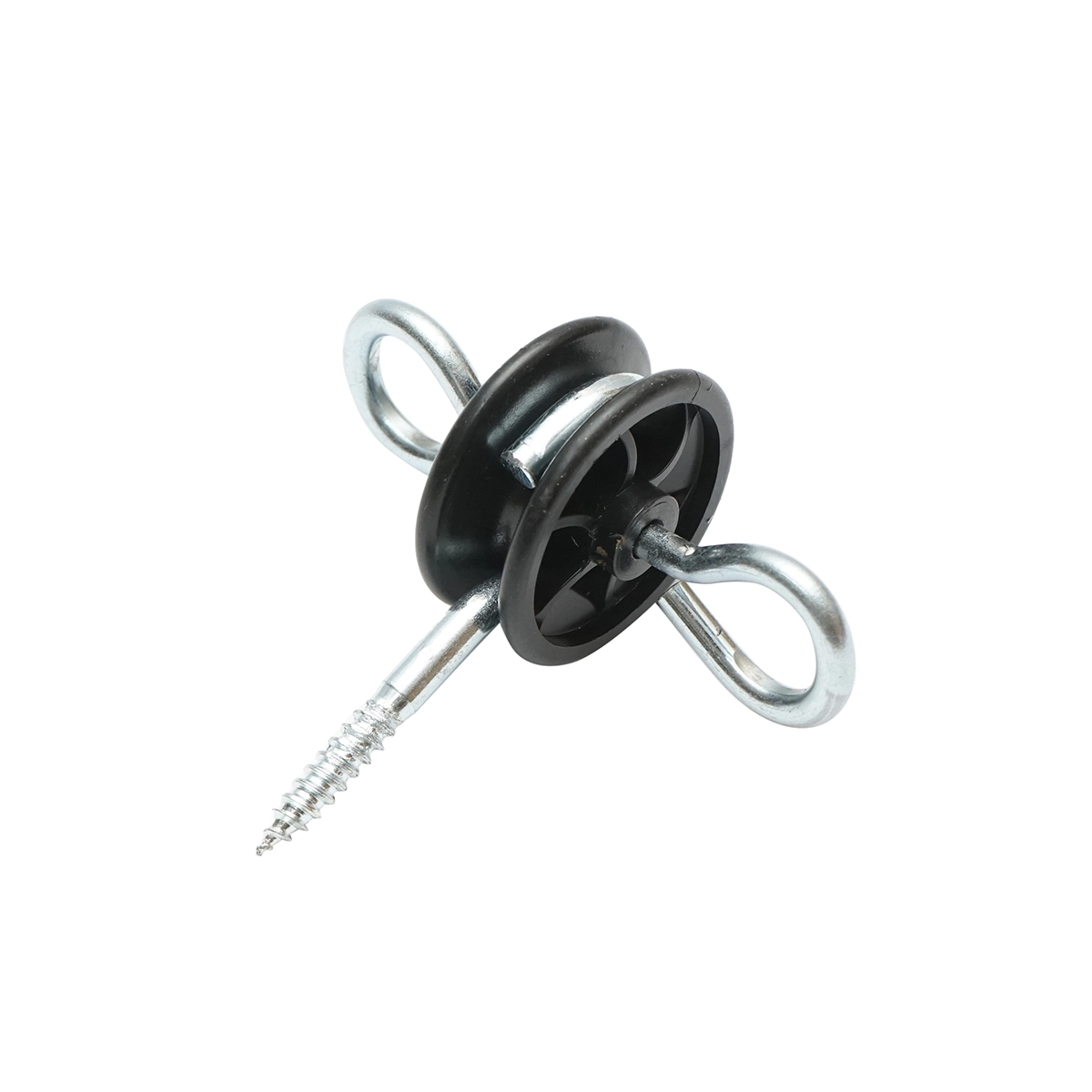 Gard electric - pachete si accesorii - Izolator cu ancorare dubla fi 5.8mm 93x84mm gard electric Mezofarm DISCH51 (M87Z673)