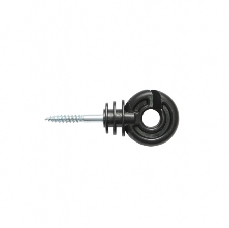 Gard electric - pachete si accesorii - Izolator inelar PP ECO negru mat pentru fir gard electric DISGD08 (BK87541)