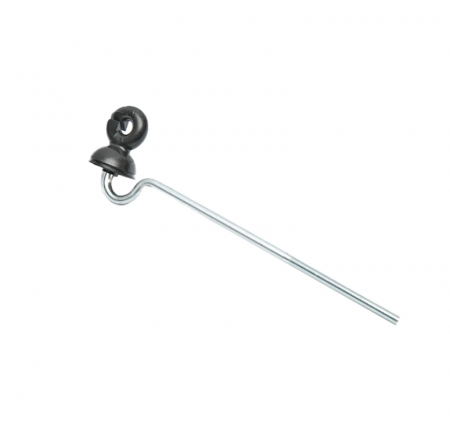 Poarta (maner, izolator, arc) - Izolator premium lung inelar unghiular fi6 pentru fir gard electric DISCH62 (BK87592)