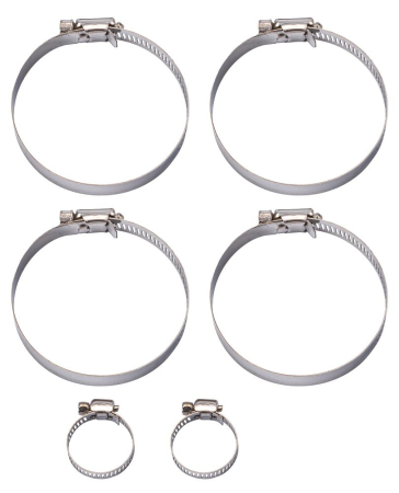 Kit conducte aer pentru incalzitor stationar pe motorina, 43mm si 25mm, cu cleme montaj (PM-AG-8M3-RP) [1]