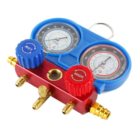 Trusa tester presiune verificare incarcare freon clima AC aer conditionat [3]