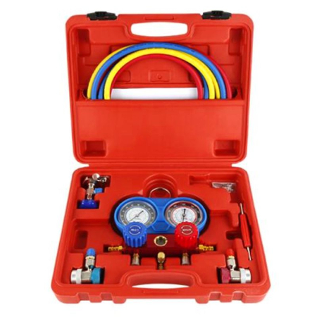 Trusa tester presiune verificare incarcare freon clima AC aer conditionat [1]
