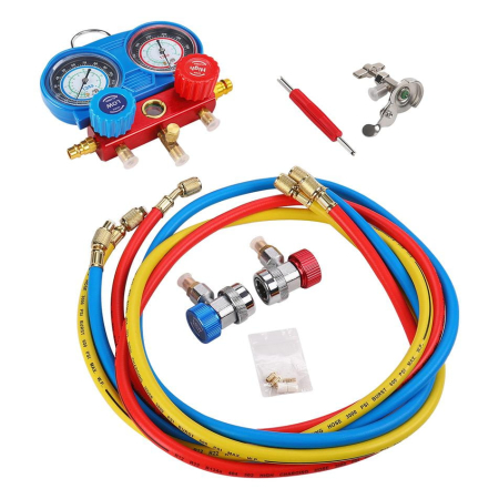 Trusa tester presiune verificare incarcare freon clima AC aer conditionat [11]