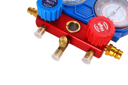 Trusa tester presiune verificare incarcare freon clima AC aer conditionat [16]