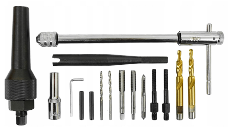 Kit demontare bujii incandescente rupte, M8 si M10 (V86234) [13]