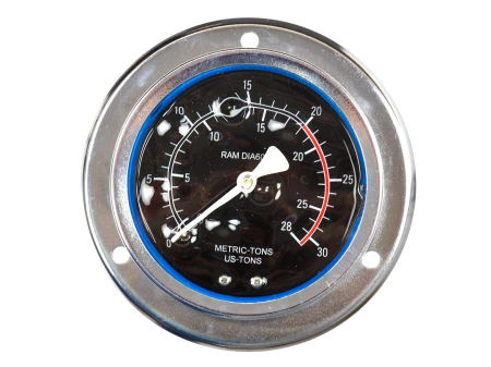 Kit hidraulic de presare 20T cu pompa rapida cilindru si manometru (G02003) [6]
