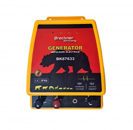 Kit pachet gard electric 12 Joule 12 220V 1000m cu kit fotovoltaic panou solar 30W baterie 12V 12Ah cutie din inox (BK87633-1000(-30W-12Ah)) [11]