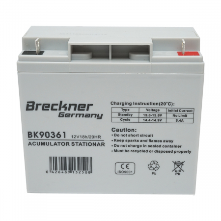 Kit pachet gard electric 14 Joule 12 220V panou 30W baterie 18ah 500m (BK87613-500-4mm-30W-18ah) [15]