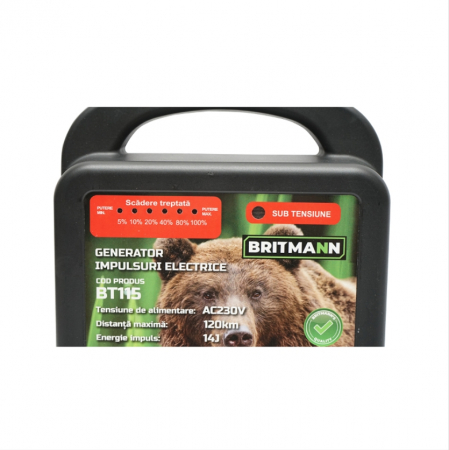 Kit pachet gard electric 14 Joule 220V fir 1000m 100 izolatori (BT115-1000-01) [11]