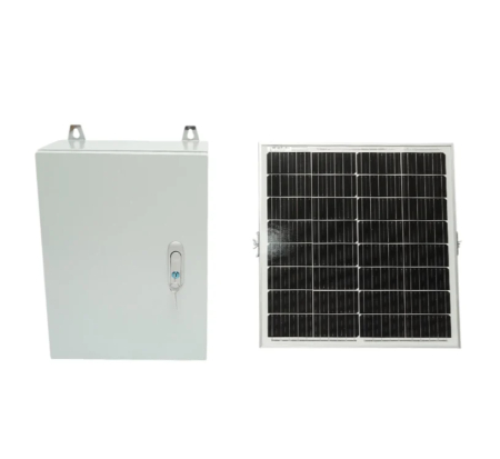 Kit pachet gard electric 3 Joule 12 220V 1000m cu kit fotovoltaic panou solar 30W baterie 12V 7Ah cutie protectie cu suport panou (BK87127-1000-30W-7Ah-Cutie) [2]