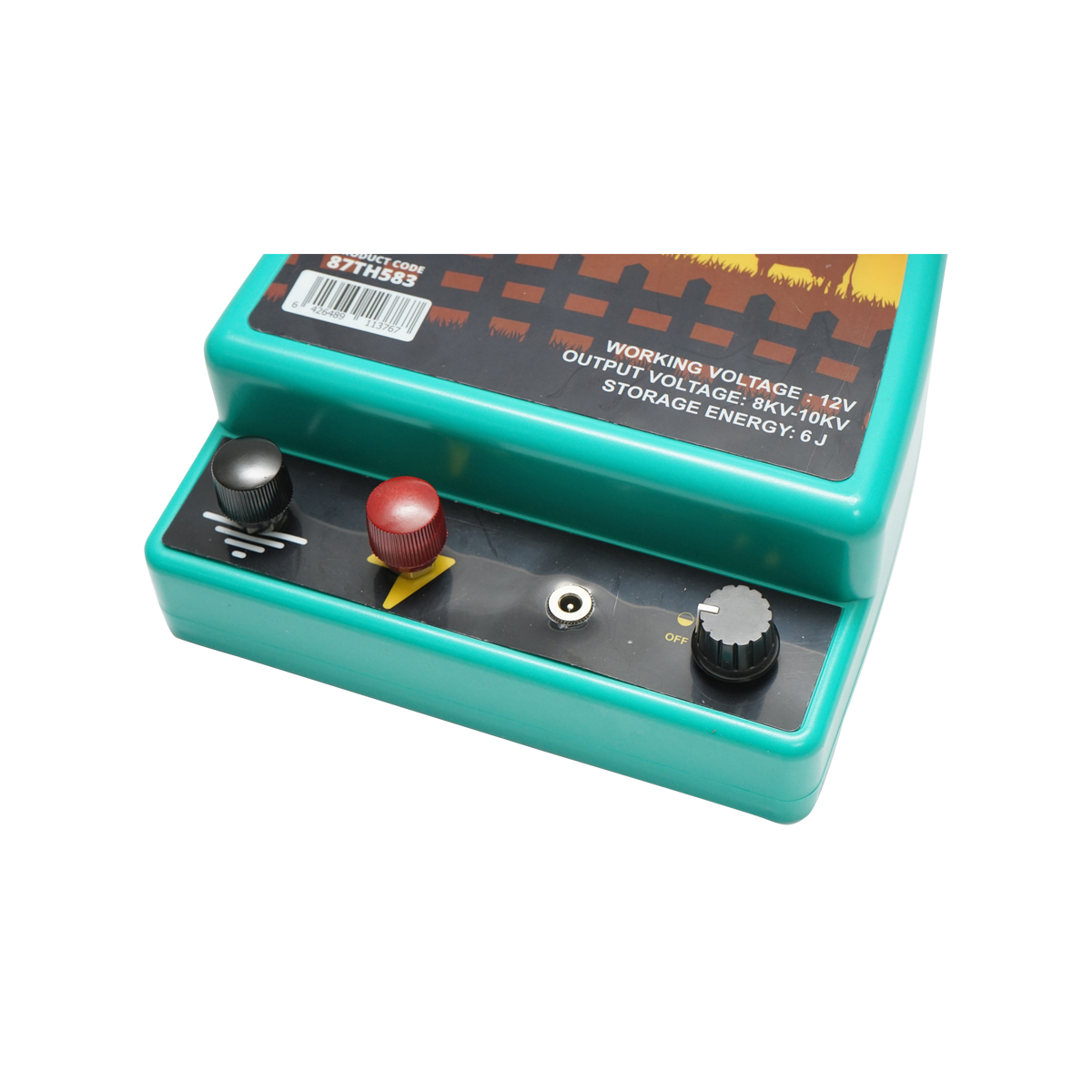 Kit pachet gard electric 6 Joule 12 220V panou baterie 7ah fir 2000m (TH87583/BK87583-2000-03-7ah) [4]