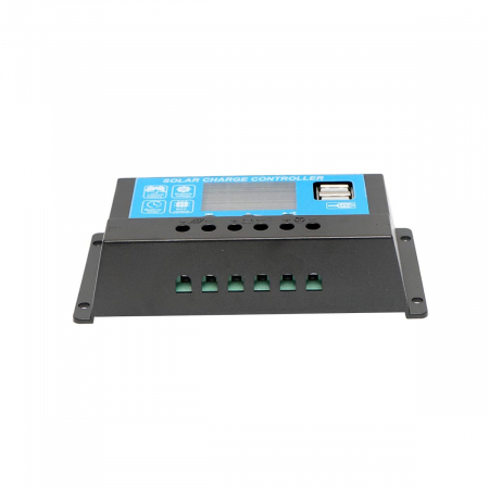 Kit pachet gard electric 6 Joule 12 220V panou baterie 7ah fir 6000m + accesorii (BK87583-0.4Oh6000-04-7Ah) [3]