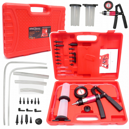 Testere / masuratoare - Kit pompa tester de presiune si vacuum vid (KD10515)
