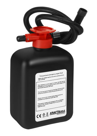 Kit reparare anvelope cu compresor 12V si lichid etansant 450 ml (KD12703) [8]