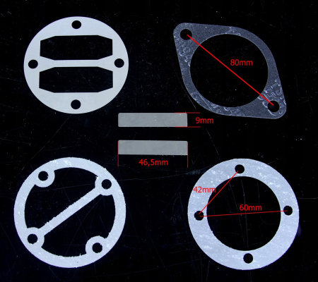 Kit reparatie chiulasa compresor JN-30V set 4 garnituri si 2 supape (M8069054) [1]