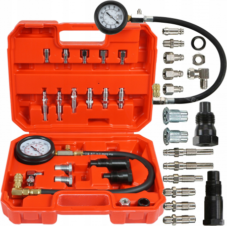 Testere / masuratoare - Kit tester compresie pentru motor diesel 0-70 BAR (V86257)