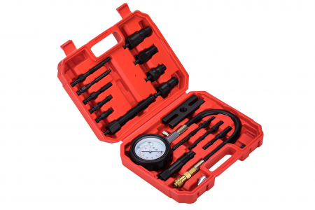 Testere / masuratoare - Kit tester compresie pentru motor diesel 0-70bar (KD12516)