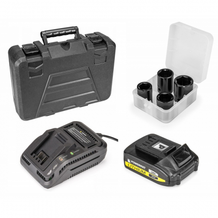 Pistol cheie cu impact acumulator 450NM 20V 2ah masina insurubat desfacut (PM0678) [4]